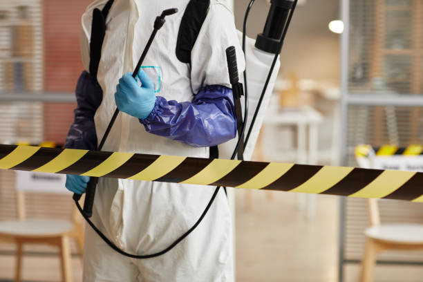 Professional Biohazard Cleanup technician working in Erie, IL